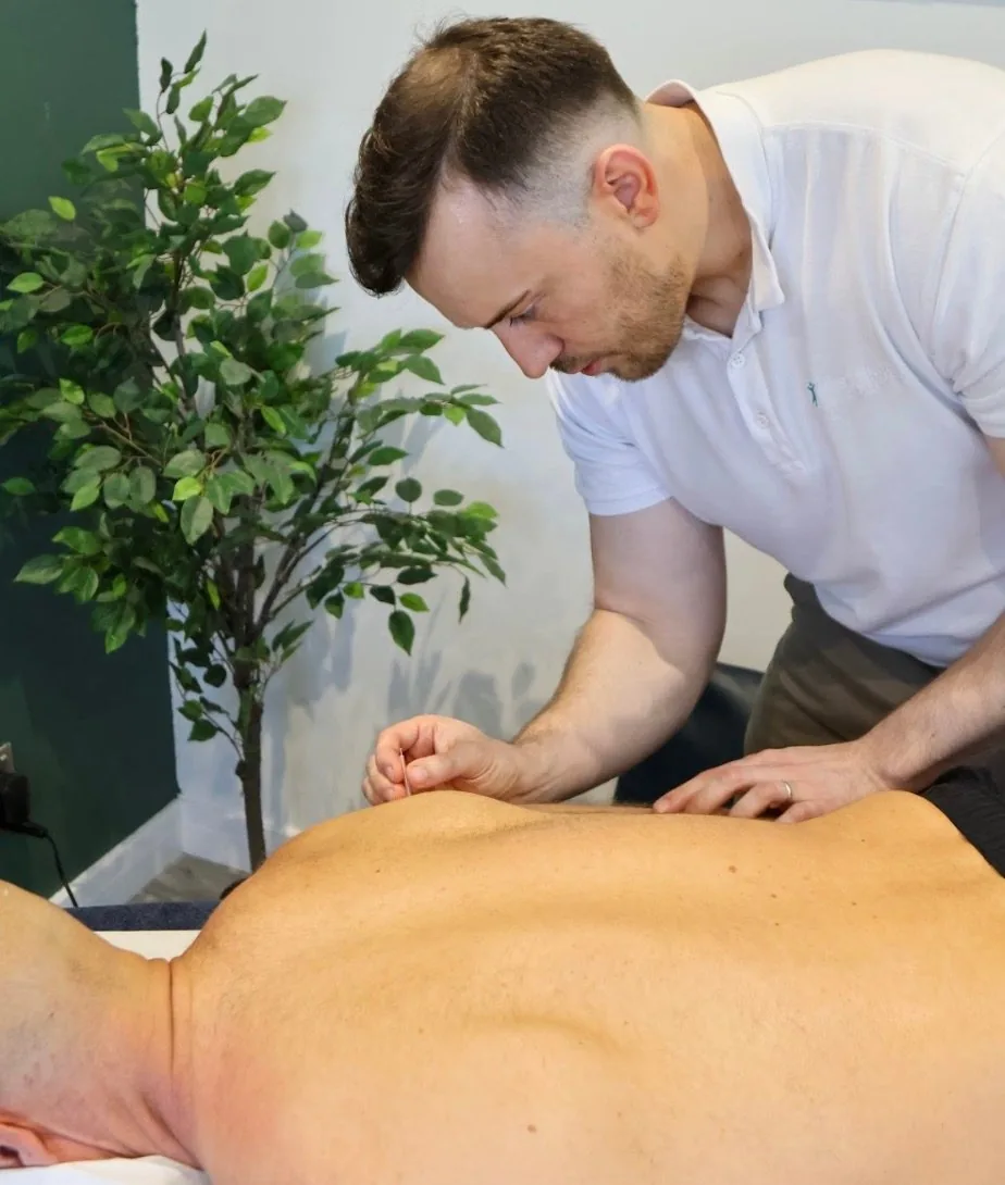 Deep tissue back massage at BetterMe Physiotherapy in Rainham